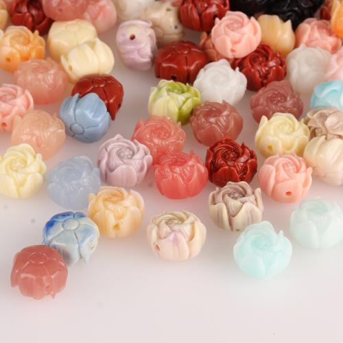 Resin Jewelry Beads, DIY, more colors for choice, 13x9mm, Sold Per 38 cm Strand