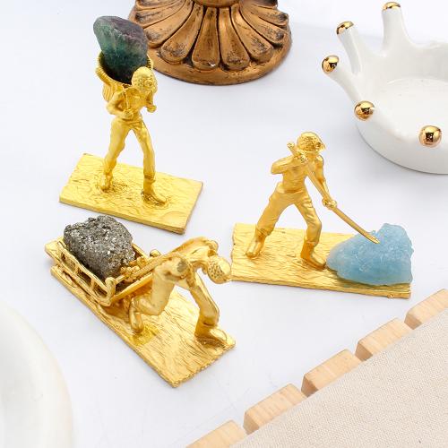 Fashion Decoration, Tibetan Style, with Gemstone, different styles for choice, golden, Sold By PC