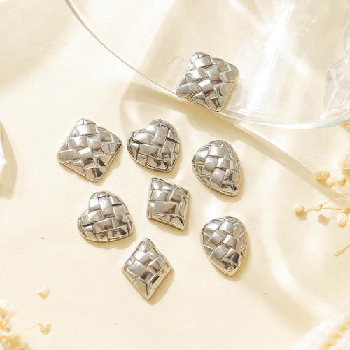 Stainless Steel Earring Stud Component, 304 Stainless Steel, silver color plated, DIY, silver color, 100PCs/Bag, Sold By Bag