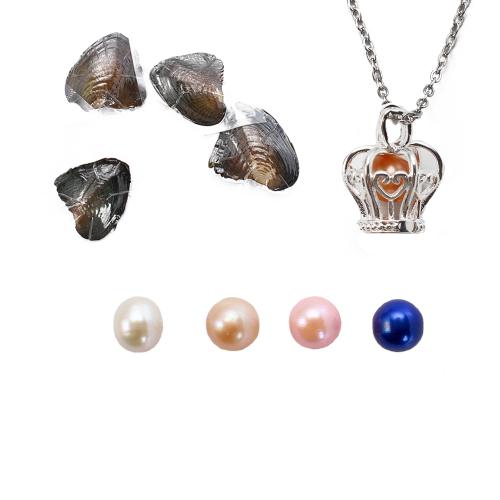 Freshwater Pearl Pregnant Ball Locket Necklace, with Tibetan Style, Plum Blossom, gold color plated, fashion jewelry, more colors for choice, 170x120x130mm, Sold By PC