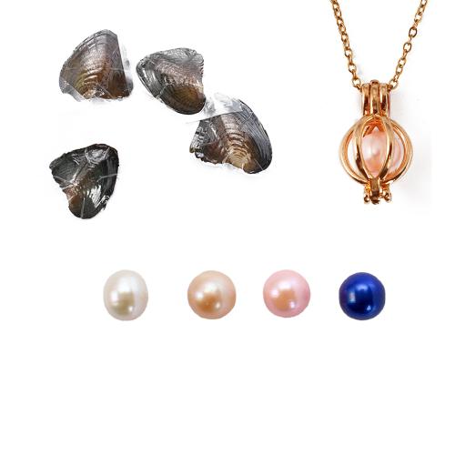 perle d'eau douce cultivée Harmony enceinte Collier à billes, avec alliage de zinc, bijoux de mode, plus de couleurs à choisir, 170x120x30mm, Longueur:45 cm, 4PC/lot, Vendu par lot