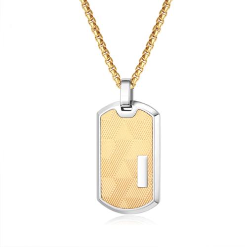 Titanium Steel Pendants, Geometrical Pattern, plated, Unisex & different styles for choice, 35x20x3mm, Sold By PC