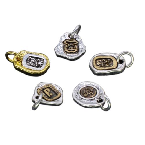 Bijoux pendentifs en laiton, Placage, DIY, plus de couleurs à choisir, protéger l'environnement, sans nickel, plomb et cadmium, 10PC/sac, Vendu par sac