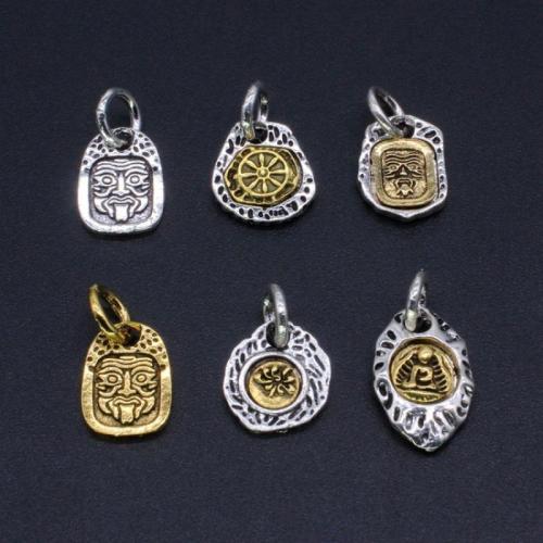 Pendentifs en alliage de zinc, Placage de couleur d'or, DIY, plus de couleurs à choisir, 10PC/sac, Vendu par sac