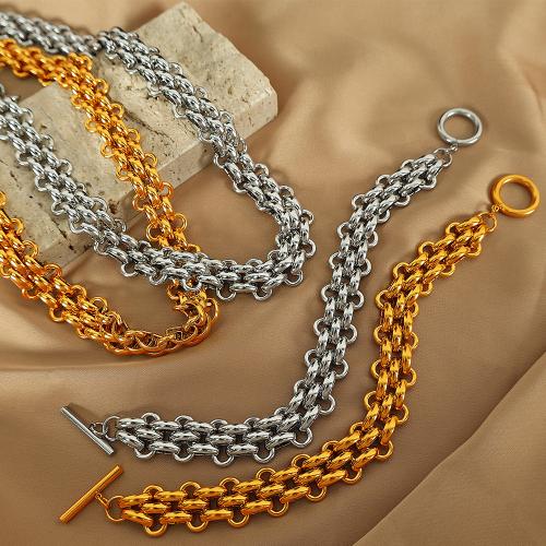 Fashion Stainless Steel Jewelry Sets, 304 Stainless Steel, plated, fashion jewelry & different styles for choice & for woman, more colors for choice, Sold By PC