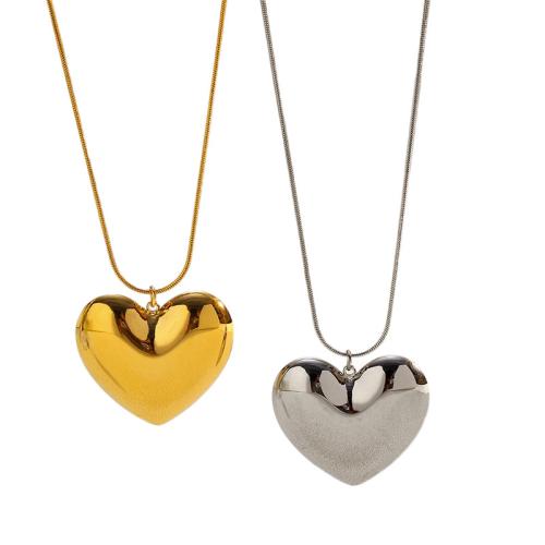 Collier de bijoux en acier inoxydable, Acier inoxydable 304, Placage, bijoux de mode & pour femme, plus de couleurs à choisir, Vendu par PC