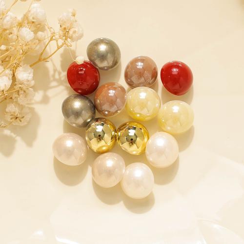 Pendentifs en plastique, Acier inoxydable 304, avec perle de plastique, Placage, DIY, plus de couleurs à choisir, 10PC/sac, Vendu par sac