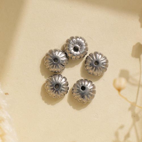 Stainless Steel Beads, 304 Stainless Steel, Lantern, silver color plated, DIY, silver color, 10PCs/Bag, Sold By Bag