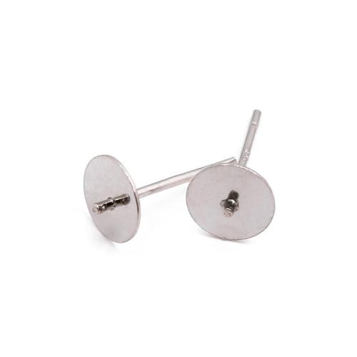 925 Sterling Silver Earring Post, DIY & different size for choice, more colors for choice, Sold By Pair