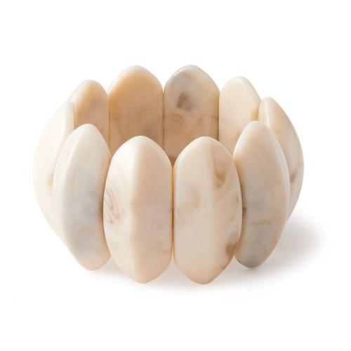 Acrylique bracelet ordinaire, avec fil élastique, fait à la main, envoyé au hasard & bijoux de mode & pour femme, plus de couleurs à choisir, Vendu par PC