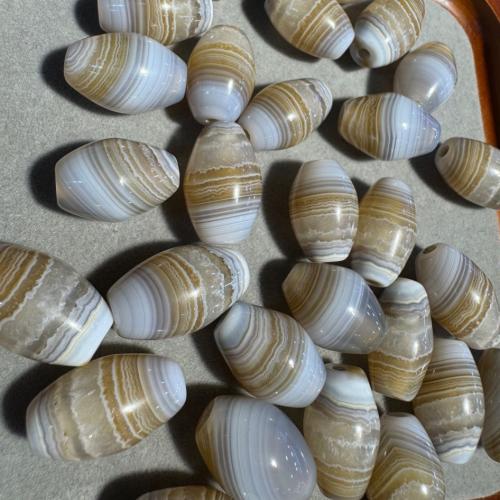 Perles agate dzi tibétaine naturelle, agate Tibétaine, envoyé au hasard & DIY, 15x20mm, Vendu par PC