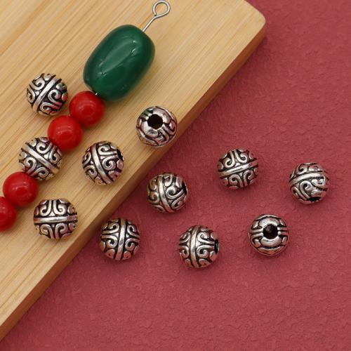Tibetan Style Spacer Beads, silver color plated, DIY, 100PCs/Bag, Sold By Bag