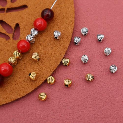 Tibetan Style Spacer Beads, plated, DIY, more colors for choice, 4x3.50mm, Inner Diameter:Approx 1mm, Sold By Bag