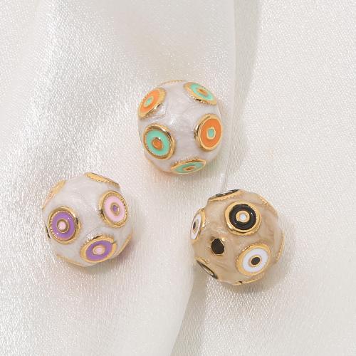Stainless Steel Beads, 304 Stainless Steel, gold color plated, DIY & enamel, more colors for choice, 10PCs/Bag, Sold By Bag