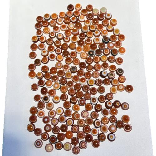 Natural Tibetan Agate Dzi Beads, handmade, random style & DIY, red, 10mm, Sold By PC