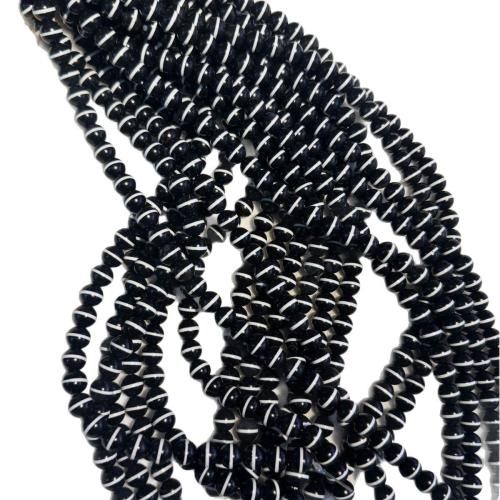 Natural Tibetan Agate Dzi Beads, DIY & different size for choice, Sold Per Approx 39 cm Strand