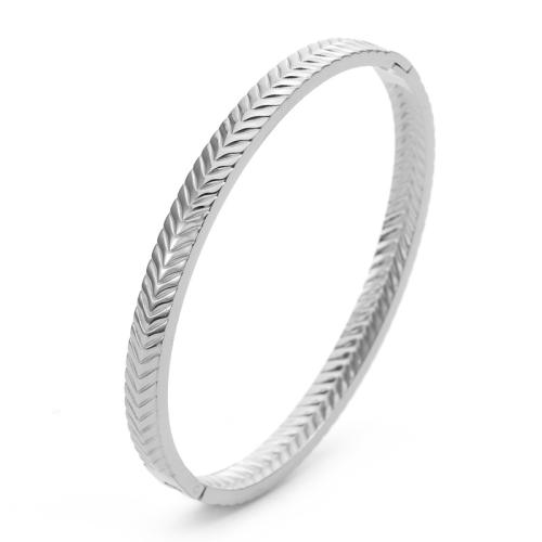 Bracelet en acier inoxydable, Acier inoxydable 304, poli, bijoux de mode & pour homme, plus de couleurs à choisir, Vendu par PC