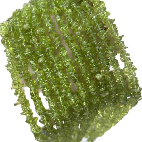 Gemstone Jewelry Beads, Peridot Stone, DIY, green, 5x8mm, Sold By PC