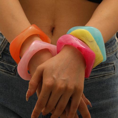 Resin Bracelets, fashion jewelry, more colors for choice, Sold By PC