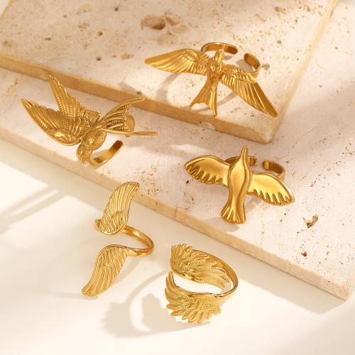 Tibetan Style Finger Ring, gold color plated, fashion jewelry, gold, Sold By PC