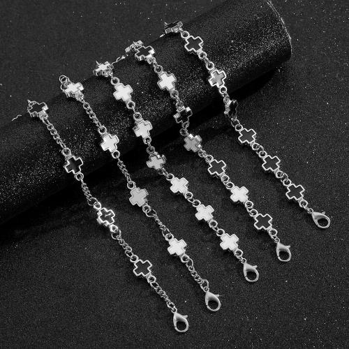 Pulsera de Aleación de Zinc, chapado en color dorado, Joyería & esmalte, más colores para la opción, Vendido por UD
