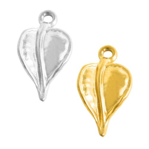 Stainless Steel Heart Pendants, 304 Stainless Steel, plated, DIY, more colors for choice, 10PCs/Bag, Sold By Bag