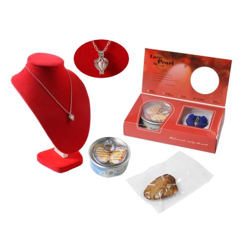 Kit de perles Oyster & Wish, perle d'eau douce cultivée, avec alliage de zinc, bijoux de mode, plus de couleurs à choisir, 180x100x35mm, Vendu par boîte