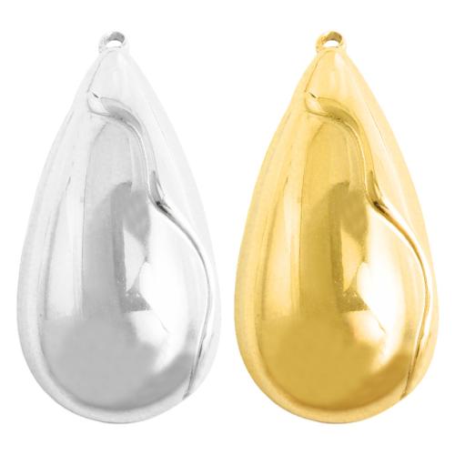 Stainless Steel Pendants, 304 Stainless Steel, Teardrop, plated, DIY, more colors for choice, 10PCs/Bag, Sold By Bag