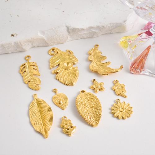 Stainless Steel Pendants, 304 Stainless Steel, plated, DIY, more colors for choice, 10PCs/Bag, Sold By Bag