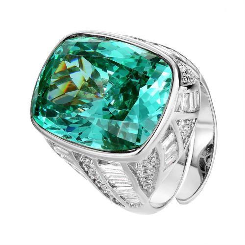 Rhinestone Finger Ring, Brass, gold color plated, fashion jewelry & for woman & with rhinestone, more colors for choice, Sold By PC