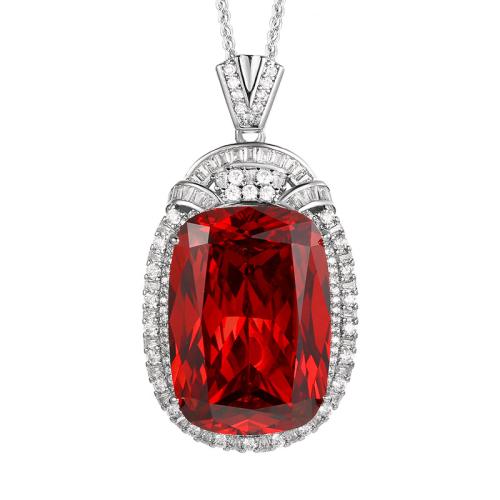 Brass Necklace, with Cubic Zirconia, with 5cm extender chain, plated, fashion jewelry & for woman & with rhinestone, more colors for choice, Length:45 cm, Sold By PC