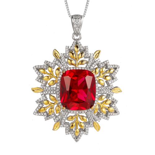 Brass Necklace, with Cubic Zirconia, with 5cm extender chain, gold color plated, fashion jewelry & for woman & with rhinestone & hollow, more colors for choice, Length:45 cm, Sold By PC