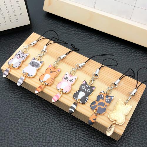 Mobile Phone Lanyard, Tibetan Style, gold color plated, fashion jewelry & enamel, more colors for choice, Sold By PC