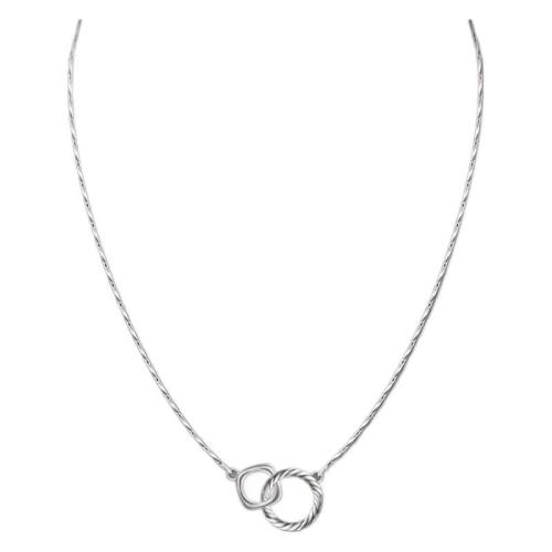 Brass Necklace, plated, fashion jewelry, more colors for choice, nickel, lead & cadmium free, 18x18x4mm, Length:45 cm, Sold By Pair