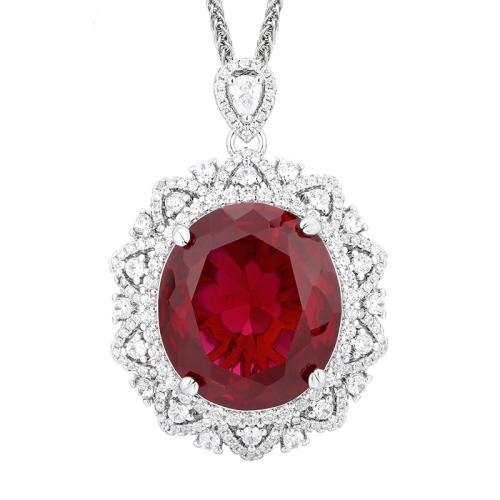 Brass Necklace, with Cubic Zirconia, with 5cm extender chain, plated, fashion jewelry & for woman & with rhinestone, more colors for choice, Length:45 cm, Sold By PC