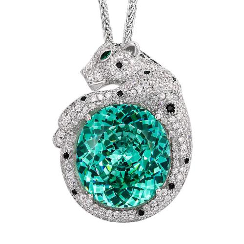 Brass Necklace, with Cubic Zirconia, with 5cm extender chain, fashion jewelry & different styles for choice & for woman & with rhinestone, Length:45 cm, Sold By PC