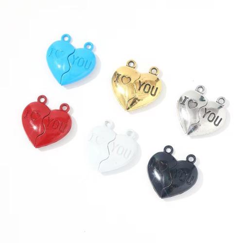 Tibetan Style Enamel Pendants, gold color plated, DIY, more colors for choice, 30x30x3mm, 100Pairs/Bag, Sold By Bag