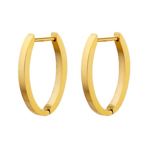 Titanium Steel  Earring, plated, fashion jewelry & for woman, more colors for choice, Sold By Pair