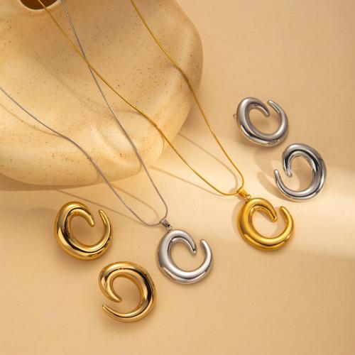 Edelstahl Schmucksets, 304 Edelstahl, plattiert, Modeschmuck & verschiedene Stile für Wahl & für Frau, keine, verkauft von PC