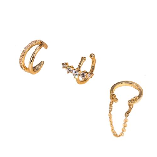 Cubic Zirconia Micro Pave Brass Earring, Stud Earring & earring, plated, fashion jewelry & micro pave cubic zirconia, more colors for choice, nickel, lead & cadmium free, 8.50x8.50mm, Sold By Set