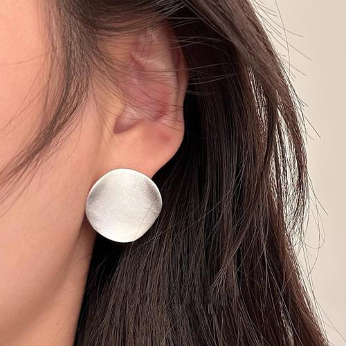 Brass Stud Earring, plated, fashion jewelry, more colors for choice, nickel, lead & cadmium free, 19.40x19.40mm, Sold By Pair