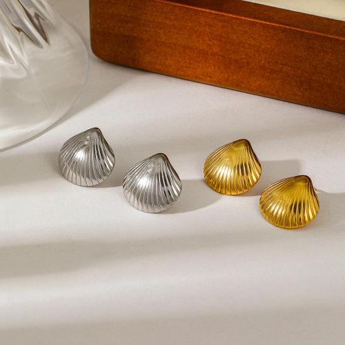Stainless Steel Stud Earrings, 304 Stainless Steel, plated, fashion jewelry & for woman, more colors for choice, Sold By Pair