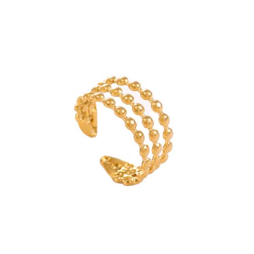 Stainless Steel Finger Ring, 304 Stainless Steel, plated, fashion jewelry & for woman & hollow, more colors for choice, Sold By PC