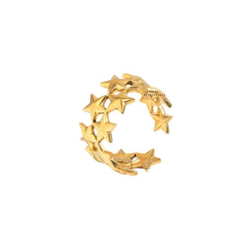 Stainless Steel Finger Ring, 304 Stainless Steel, plated, fashion jewelry & for woman & hollow, more colors for choice, Sold By PC