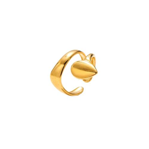 Stainless Steel Finger Ring, 304 Stainless Steel, Vacuum Plating, fashion jewelry & for woman, more colors for choice, Sold By PC