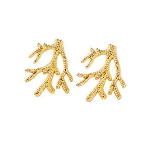 Stainless Steel Stud Earrings, 304 Stainless Steel, plated, fashion jewelry & for woman, more colors for choice, Sold By Pair