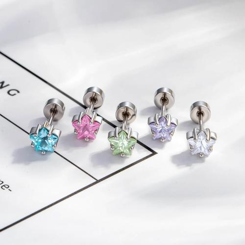 Partículas de acero pendiente de perforación, con metal, chapado en color dorado, Joyería & micro arcilla de zirconia cúbica, más colores para la opción, Vendido por UD