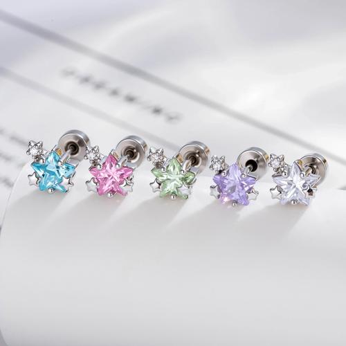 Partículas de acero pendiente de perforación, con metal, chapado en color dorado, Joyería & micro arcilla de zirconia cúbica, más colores para la opción, Vendido por UD