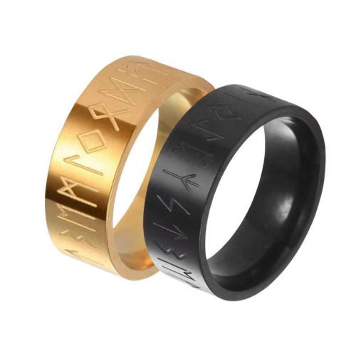 Stainless Steel Finger Ring, 304 Stainless Steel, plated, fashion jewelry & different size for choice & for man, more colors for choice, Sold By PC