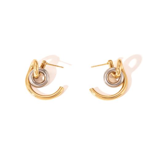 Stainless Steel Stud Earrings, 304 Stainless Steel, plated, different styles for choice & for woman & hollow, more colors for choice, Sold By Pair